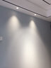 雷士（NVC）LED防眩COB射灯嵌入式小山丘家用天花筒灯无主灯照明客厅猫眼灯 15W 正白光 开孔12-12.5cm 实拍图