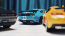 美驰图 1:18 2020款 福特野马GT500谢尔比眼镜蛇合金汽车模型车模 收藏 浅蓝色 实拍图