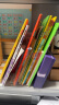 安尔雅 桌面书架桌上置物架简易收纳书立架楠竹学生小书本架伸缩双抽款 实拍图
