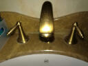 摩豪（Mohao） 全铜分体式三孔面盆冷热水龙头卫生间美式双把洗手盆浴室洗手间 A款-仿古色 实拍图