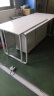 隆祥福老板桌办公桌组合大班台桌椅组合主管经理桌子简约办公家具 白架+白色 1.8米*0.8单桌+侧柜 实拍图