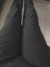 稻草人（MEXICAN）休闲裤男冰丝裤宽松裤子男夏季速干直筒运动长裤男2001黑色3XL 实拍图