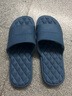 邦有道拖鞋男士蓝色防臭浴室制式静音无声音洗澡防滑家用日系踩屎感凉拖 海蓝 40-41 （适合39-40尺码） 实拍图