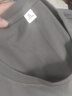 网易严选纯棉T恤男女同款短袖简约纯色宽松舒适内搭外穿百搭清爽 中灰色 （迭代升级） XL 175/96A 实拍图