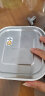 乐扣乐扣（LOCK&LOCK）不锈钢盖玻璃保鲜盒 微波炉烤箱加热耐热玻璃密封容器防漏饭盒 LBG214STS正方形 500ml 实拍图