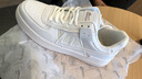 回力男鞋小白鞋冬季板鞋男士百搭款休闲轻便运动纯白色简约平底鞋子男 白色【弹力鞋带】易穿脱 44 实拍图