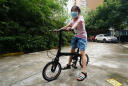 SAVA 萨瓦碳纤维折叠自行车 折叠车单速男女成人代驾短途便携通勤车ZQ 14寸碳折叠6.7KG 实拍图