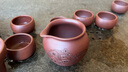 名壶秋月 宜兴紫砂小口杯 口杯 紫朱泥扁西施配套口品茗杯紫砂杯 单个 实拍图
