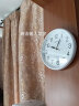 天王星（Telesonic）挂钟家用客厅钟表免打孔挂墙简约钟电子钟装饰石英钟  Q8708-1 实拍图