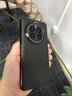 卡伦顿 适用华为mate50pro手机壳Mate50保护套金属镜头圈电镀素皮超薄全包防摔时尚男女通用 Mate50pro【炫黑色】真皮手感丨炫酷镜圈 实拍图