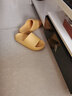 优调拖鞋女厚底踩屎感居家室内静音浴室洗澡防滑防臭大码凉拖鞋男夏 极光黑 35-36 (230mm) 实拍图