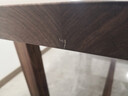 及木良作可定制北美黑胡桃木樱桃木 超大桌大板桌餐桌工作台书桌日式北欧 北美黑胡桃木 1.6m 实拍图