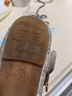 圣闲儿童【软底蛋卷鞋】冰雪奇缘爱莎公主鞋儿童水晶软底小女孩水晶鞋 银色【水晶款】 17.5 cm内长27 实拍图