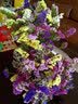 爱满（AIMAN）鲜花真花云南干花花束勿忘我真花家居摆设插花简约混搭满天星干花 黄+紫+浅紫+玫红+白+情人草 30支 干花包 实拍图