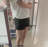 筱质磐 高弹力牛仔短裤女夏季高腰黑色显瘦辣妹a字热裤性感紧身包臀ins 黑色 XL 实拍图