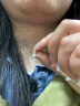 周六福珠宝 女款时尚Pt950海豚铂金吊坠 不含链PT042449 约1.1g 实拍图