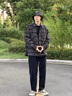 POUM男装联名小香风夹克外套男24春季新款宽松休闲韩版情侣上衣服外套 ZWS-652黑色 XL 实拍图