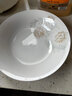 煜乾盘子菜盘餐盘鱼盘家用牛排1个装汤盘骨瓷碟子创意陶瓷盘餐具圆形 鲍翅盘 1个 10英寸 实拍图