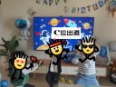 仕彩 生日气球装饰定制电视背景墙儿童女宝宝周岁宴场景布置 太空套装 实拍图