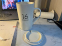 莲泽 陶瓷咖啡杯子马克杯情侣杯创意早餐杯子办公水杯带盖带勺子 数字16配瓷盖不锈钢勺子 实拍图