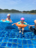 SWANS儿童日本进口泳镜泳帽高清防水防雾男童女童游泳套装SEG1-3粉兔 实拍图