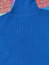 记述春秋高领毛衣女新款针织衫女宽松长袖套头内搭打底衫上 常规款上青 #2XL(建议125-130斤) 实拍图