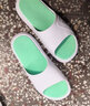 匹克态极拖鞋男鞋夏季外穿运动拖鞋篮球防滑凉拖女款户外沙滩鞋涉水鞋 【男款】撞色-大白/浅绿 45 实拍图