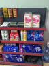 乐企超市货架展示架便利店货物架药店小卖部零食店文具店置物架子展柜 四层副架（升级加厚立柱1.35mm） 单面【长90*宽42*高130cm】 实拍图