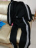 南极人（Nanjiren）运动套装春秋新款情侣开衫运动服休闲跑步健身卫衣 黑灰(男厚款)-82473 L 实拍图