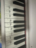金色年代 电钢琴88键重锤电子钢琴初学儿童幼师专业成人家用数码钢琴便携 88键重力度【配琴包】典雅白 实拍图