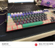 机械师K500机械键盘 有线游戏键盘PBT键帽84键极简设计 电竞游戏电脑办公笔记本键盘 84键-灰色-茶轴-混光 晒单实拍图