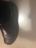 VQGT 春季头层牛皮商务正装大头皮鞋圆头英伦手工男鞋厚底耐磨增高 黑色橡胶鞋跟   偏大一码 43 实拍图
