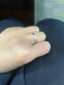 I Do【现货】 Promise系列  18K金钻石戒指组合爱心造求婚520礼物 18号/18K金/男戒 晒单实拍图