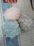 宅一起【三个装】宅一起渐变色浴球沐浴花浴室用品起泡搓澡球 混色【3个装】 实拍图