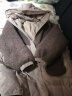 衣典零一（LEDIALYI）棉服女中长款2023冬季女装新款休闲宽松中年棉衣棉袄子羊羔毛外套 米灰色 XL 晒单实拍图