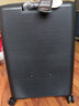 七匹狼行李箱小型20英寸登机箱品牌拉杆箱铝框结实万向轮密码旅行箱商务 黑色 24英寸 实拍图