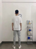 诺梵婕休闲裤男夏季薄款新款百搭潮流九分裤时尚运动弹力修身显瘦裤子 单件装灰色H09 M (建议90/105斤) 实拍图
