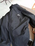 匹克运动外套男运动夹克春秋新款加绒休闲运动茄克跑步梭织外套男 黑色上衣 2XL 实拍图