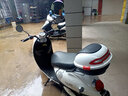 杰帆（JF）新龟王电动车踏板车电动摩托车小龟电摩双人踏板摩托车助力电瓶车 银灰色 空车不含电池 实拍图