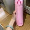 膳魔师（THERMOS） 进口保温杯男女士水杯办公旅行车载不锈钢轻便防漏礼品礼物JNL 502(CP)  樱花粉500ml 实拍图