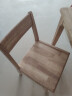 锦巢 餐桌实木餐桌椅组合北欧日式小户型饭桌现代简约长方形餐桌子橡胶木餐厅家具SCMY-2310 原木色（实木椅） 一桌4椅(1.3米) 实拍图