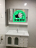 GLUS智能浴室柜陶瓷一体盆洗脸洗手盆柜组合现代简约卫生间洗漱台套装 70cm-标准镜柜 收藏加购安装 晒单实拍图