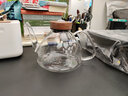 EILONG宜龙感温式温度显示耐热玻璃菊瓣提梁烧水壶煮水泡茶壶过滤煮茶器 感温式玻璃烧水壶(1200ml) 实拍图