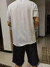 特步（XTEP）运动套装男夏季健身跑步服篮足球服男士休闲速干衣短袖短裤两件套 白色【速干套装】店长推荐 2XL 实拍图