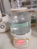 善器者迷你多功能养生壶小型办公室mini家用2025新款煮茶器煮茶壶炖煮壶烧水壶耐热全玻璃花茶壶一人用 智能款 1L +茶漏 实拍图