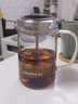金灶（KAMJOVE）小青柑红茶泡茶壶茶水分离鹰形壶嘴高硼硅玻璃泡茶飘逸杯泡茶器 【耐热玻璃 升降内胆】A75 380ml 实拍图