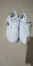 特步板鞋男鞋子男皮面秋季运动鞋舒适透气轻质休闲鞋男耐磨小白鞋男 白黑 39 实拍图