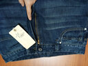 BILLION高端纯棉牛仔裤男宽松直筒高腰深裆春秋季商务休闲新复古回潮183 怀旧深蓝（81内长） 34 (2.64尺) 实拍图