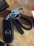 马自达cx-4钥匙套3昂克赛拉CX5睿翼阿特兹次世代30马自达6/8车真皮包扣 A款-智能三键 实拍图