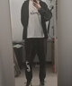 潮韩都【买一送一包邮】港风夏季短袖t恤男宽松学生韩版上衣男打底衫 E509白色+E509黑色 2XL 实拍图